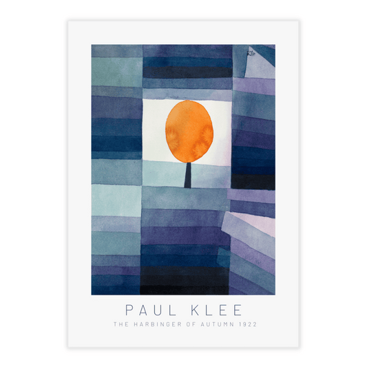Plakat af Paul Klee: The Harbinger of Autumn (1922)