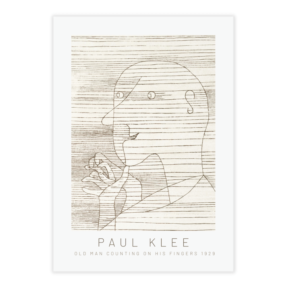 Paul Klee Old Man Counting on his Fingers 1929