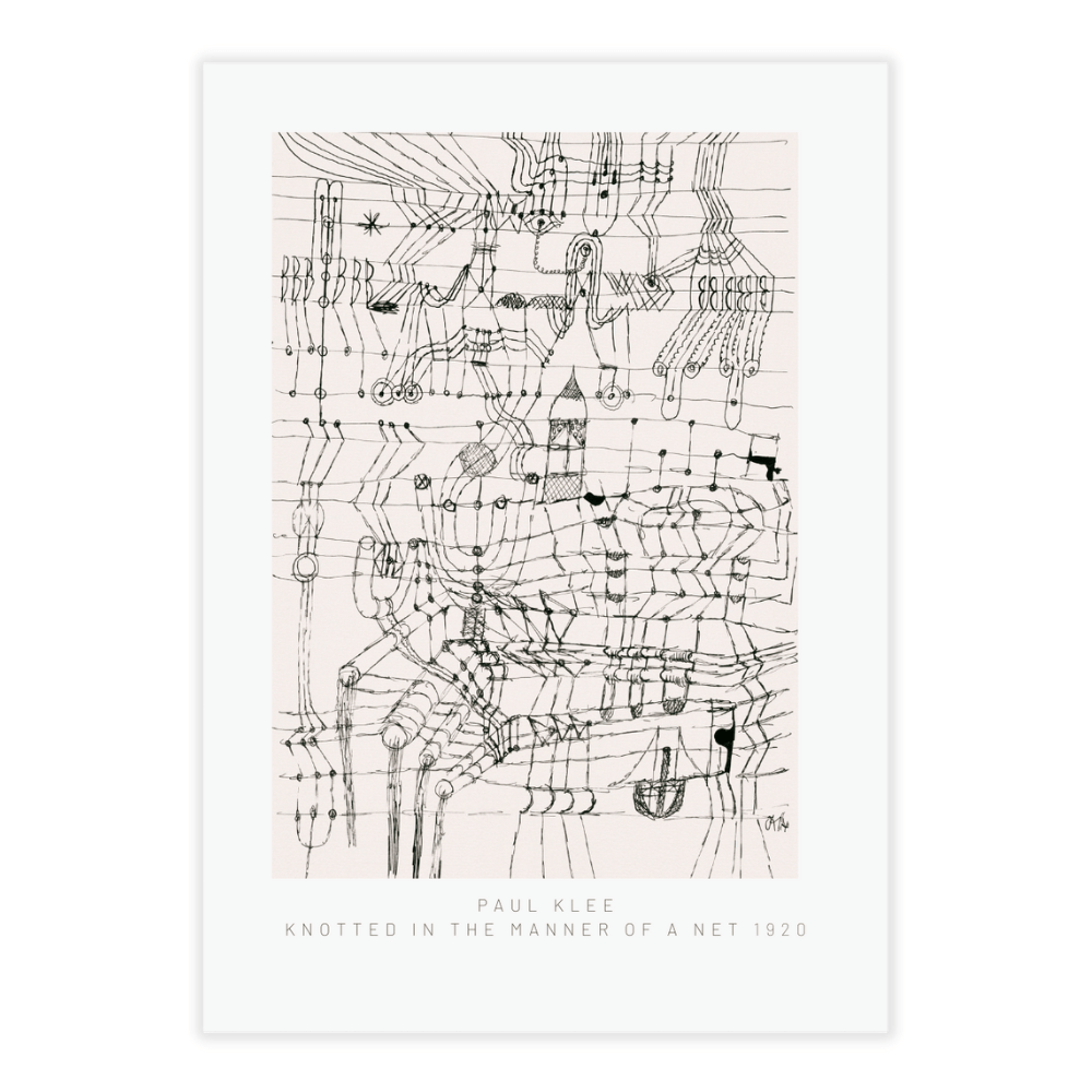 Paul Klee Knotted in the Manner of a Net (1920)