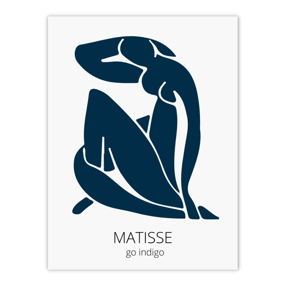 Antagonisme FALSK immunisering Plakat med Matisse blå dame – Vilsa