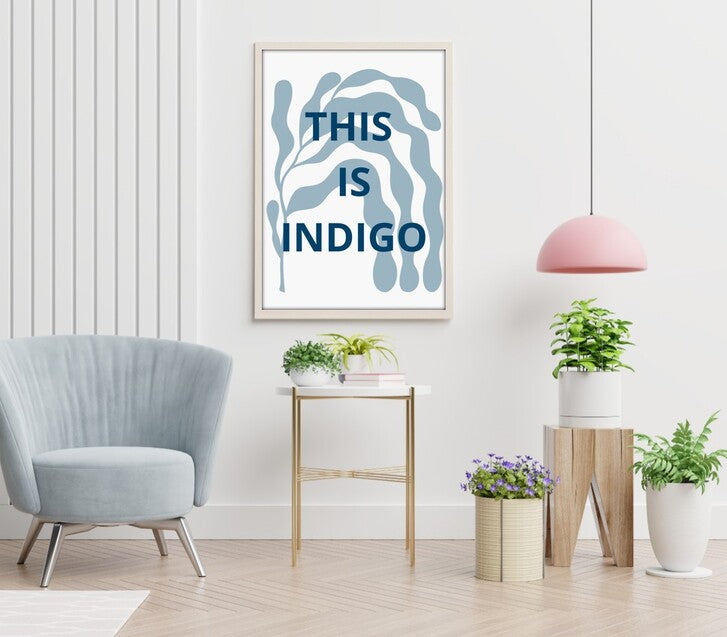 Plakat med en organisk form af Matisse