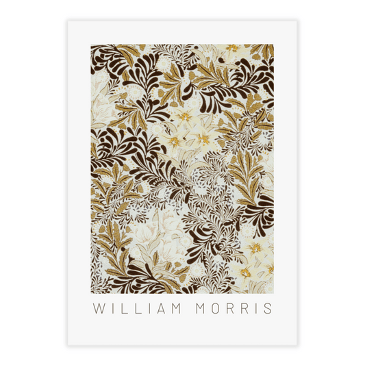 William Morris blomster beige